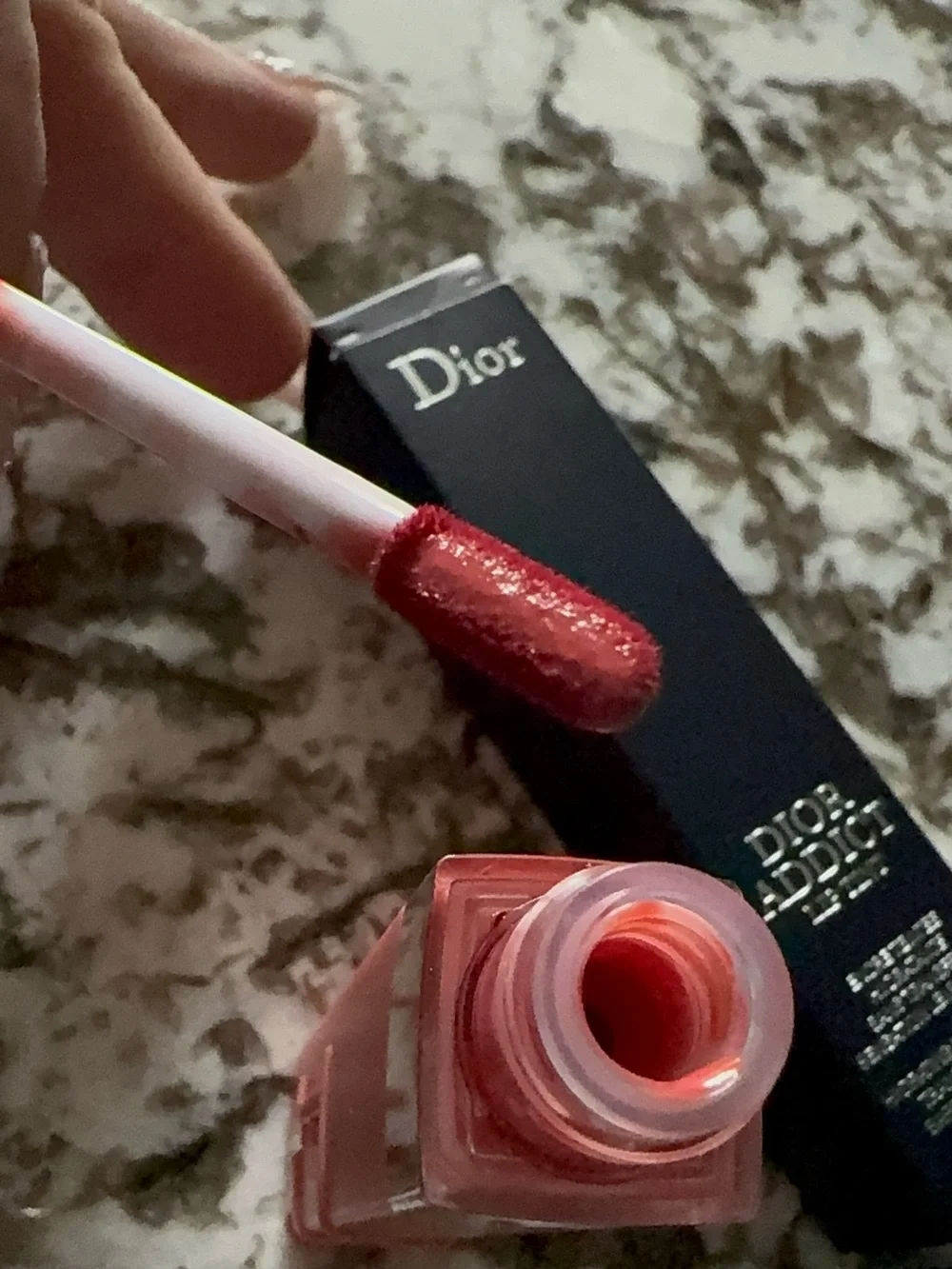 DIOR WOMEN ADDICT LIP TINT 251 NATURAL PEACH SEMI MATTE CORAL PINK